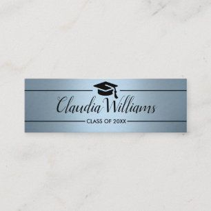 Tarjeta de nombre de graduación - Elegante tarjeta