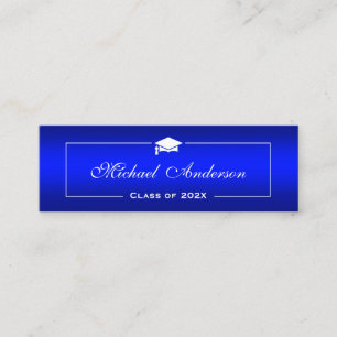 Tarjeta de nombre de graduación - Gradiente de col
