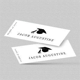 Tarjeta de nombre de graduación - Insertar Invitac