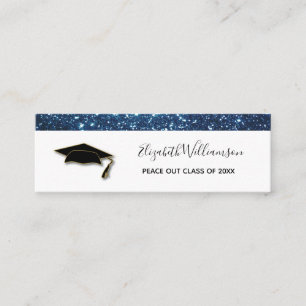 Tarjeta de nombre de graduación Tarjeta de inserci