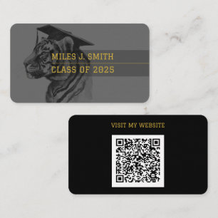 Tarjeta de nombre de graduado