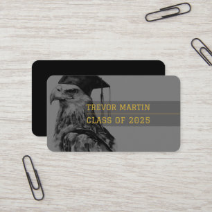 Tarjeta de nombre de graduado   Águila