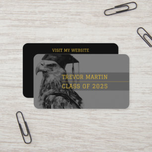 Tarjeta de nombre de graduado   Águila
