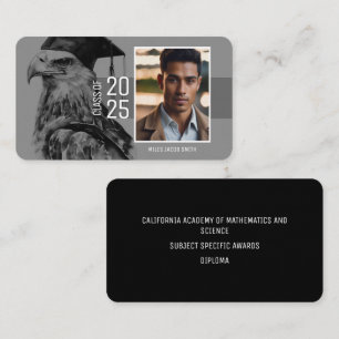 Tarjeta de nombre de graduado   Águila
