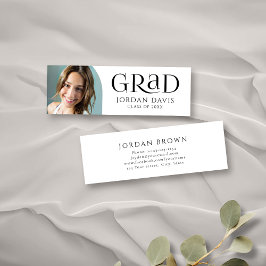 Tarjeta de Nombre de Graduado de Foto de Arco Mode