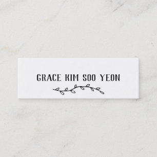 Tarjeta de nombre de Invitación de graduación de