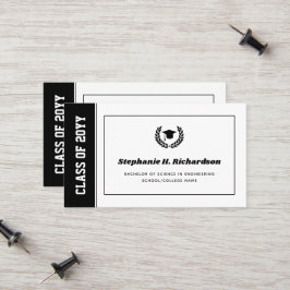 Tarjeta de nombre de Invitación de graduación mode