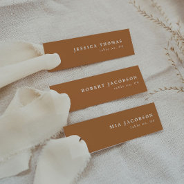 Tarjeta de nombre de la tarjeta del Naranja de Sle