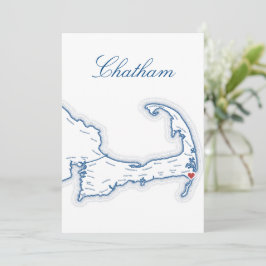 Tarjeta de nombre de mesa de boda con mapa de Chat