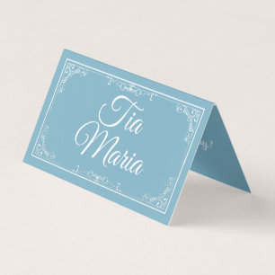 Tarjeta de nombre de tabla de invitados - Mini gra