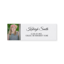 Tarjeta de nombre insertable personalizada para gr