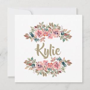 Tarjeta de nombre personalizada   Regalos personal
