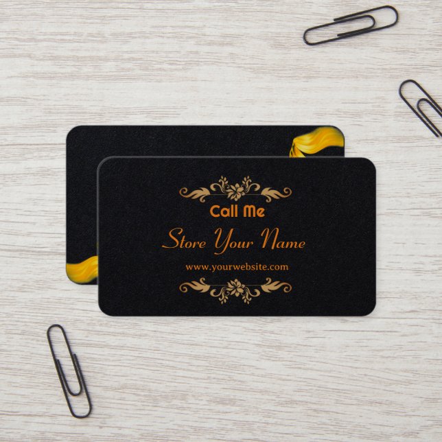Tarjeta de nombre | Personalizado de tarjetas Eleg (Anverso/Reverso In Situ)