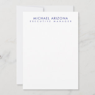 Tarjeta de nombre simple minimalista moderna
