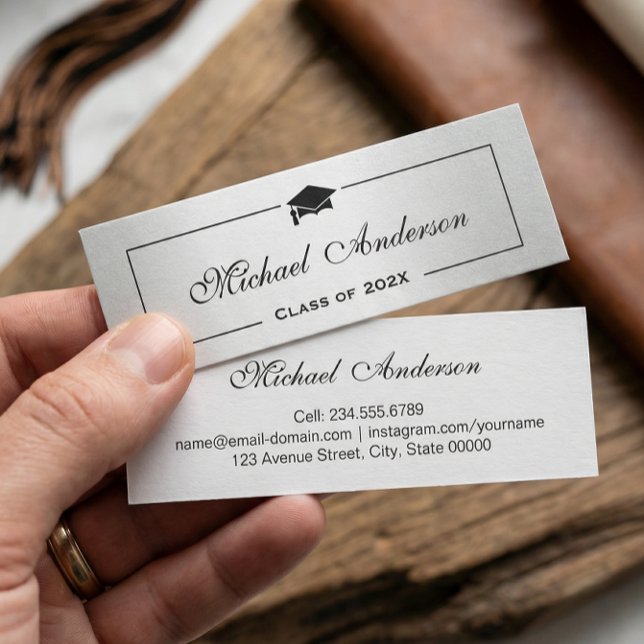 Tarjeta de nombres de tarjeta de nombre de graduac (Subido por el creador)