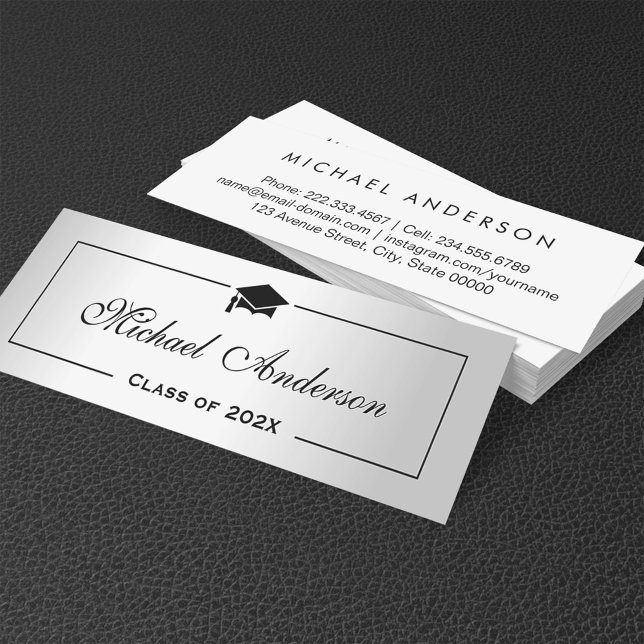Tarjeta de nombres de tarjeta de nombre de graduac (Subido por el creador)