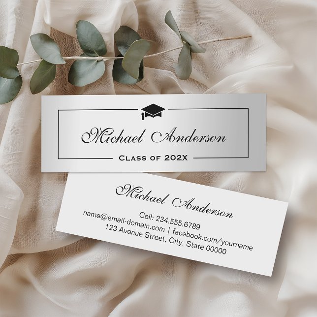 Tarjeta de nombres de tarjeta de nombre de graduac (Subido por el creador)