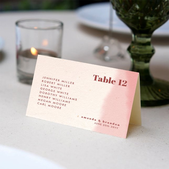Tarjeta de Nombres para Invitados de Boda con Letr (Subido por el creador)