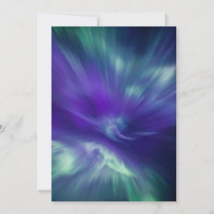 Tarjeta de Noruega de las auroras boreales