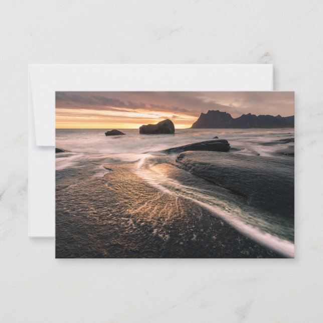 Tarjeta de Noruega de las Islas Lofoten (Anverso)