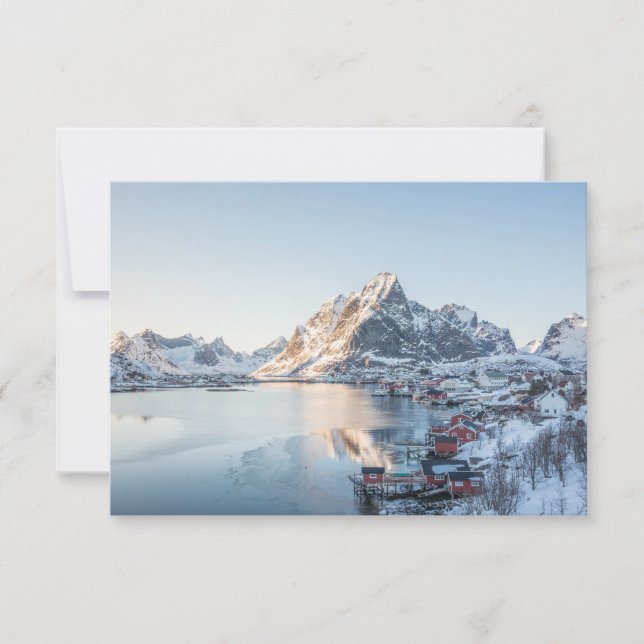 Tarjeta de Noruega Reine Lofoten (Anverso)