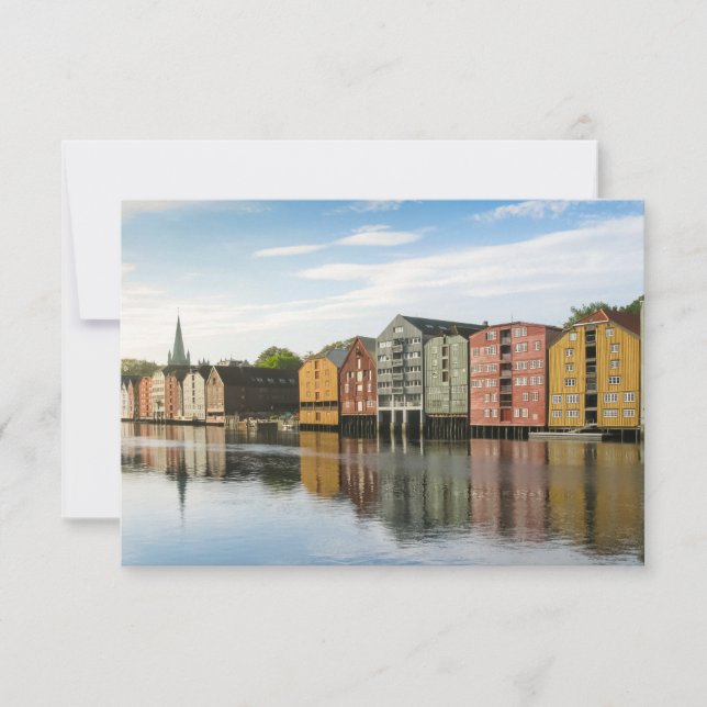 Tarjeta de Noruega Trondheim (Anverso)