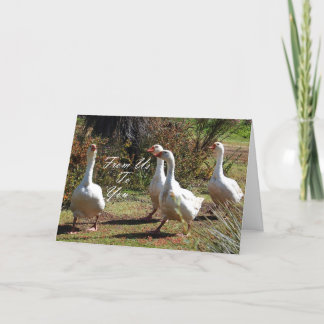 Tarjeta De Nosotros A Usted - Saliendo