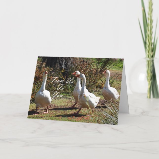 Tarjeta De Nosotros A Usted - Saliendo (Anverso)