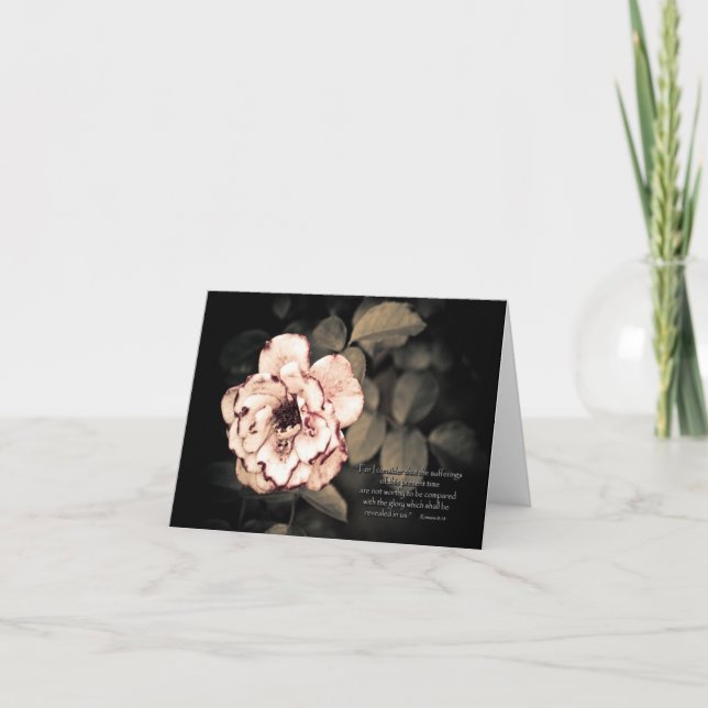 Tarjeta de nota - 8:18 de los romanos (Anverso)