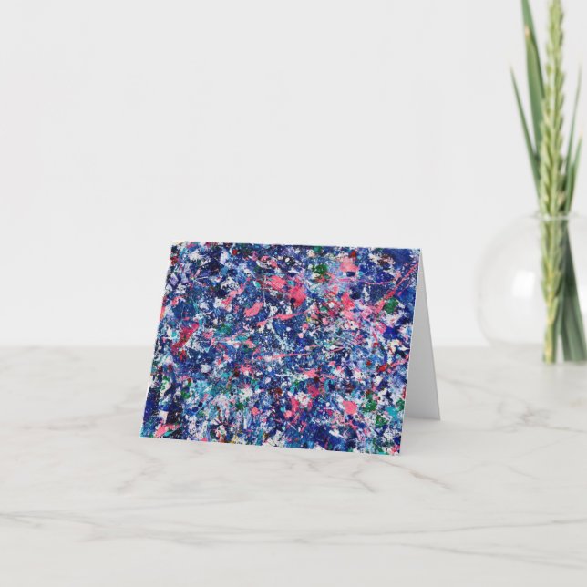 Tarjeta de nota Abstract_7<Blank Inside> (Anverso)