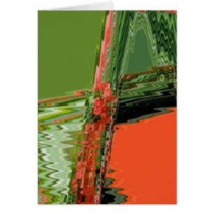 Tarjeta de nota abstracta de Begonia