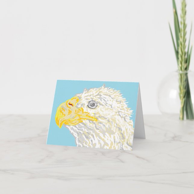 Tarjeta de nota/ Águila (Anverso)