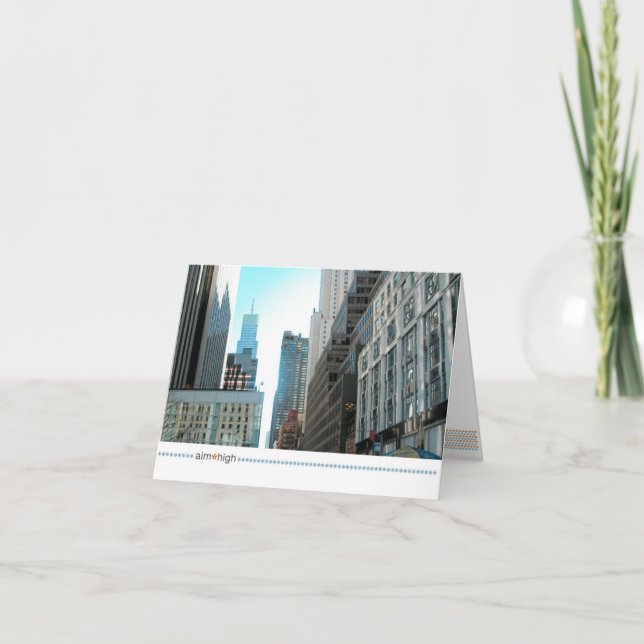 tarjeta de nota aim*high_NYC (Anverso)