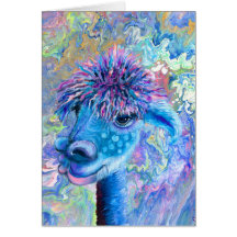 Tarjeta de nota Alpaca - Nora