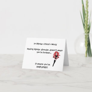 Tarjeta de nota amplificada