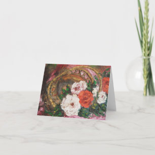 Tarjeta de nota Ann Hayes Pintar la cesta de flore