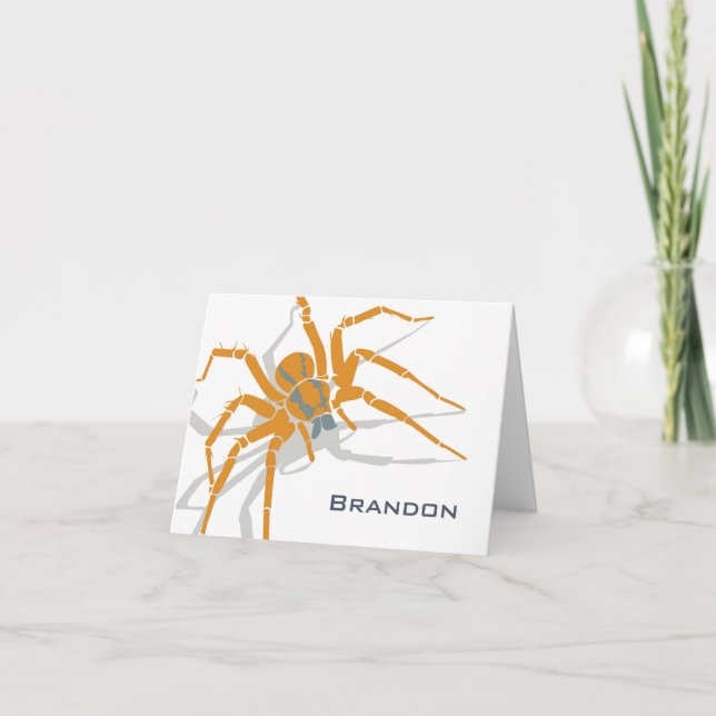 Tarjeta de nota - Araña (Anverso)