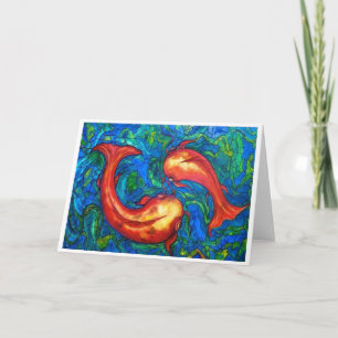 Tarjeta de nota artística - Correspondencia