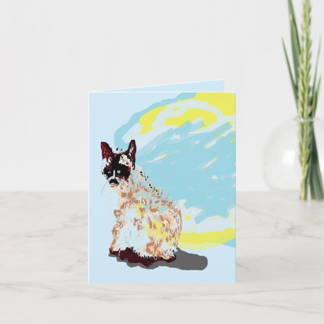 Tarjeta de nota : Atrapada en el viento (Anverso)