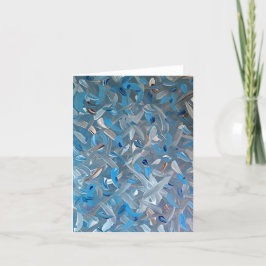 Tarjeta de nota azul turca