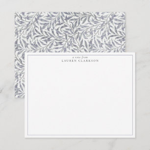 TARJETA DE NOTA AZUL W. MORRIS WILLOW BOUGH
