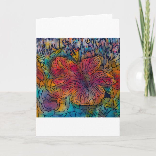 Tarjeta de nota Batik Blank (Anverso)