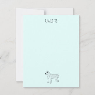 Tarjeta de nota Beagle