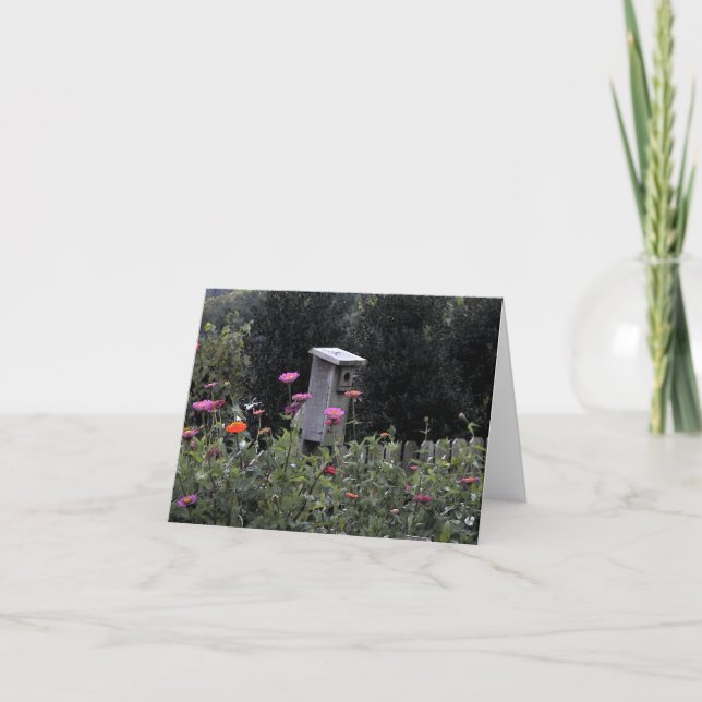 Tarjeta de nota Bird House 2 (Anverso)