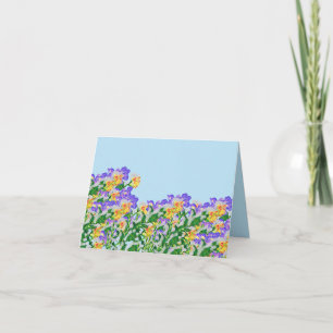 Tarjeta de nota : Bouquet de flores