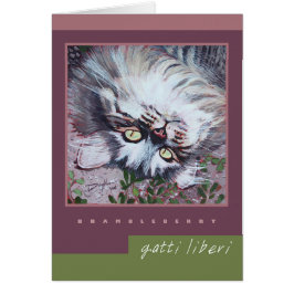 Tarjeta de nota "Brambleberry" - Colección Gatti L