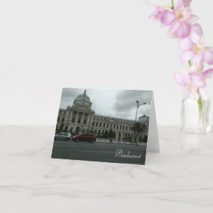 Tarjeta de nota Bucarest, sobres blancos estándar