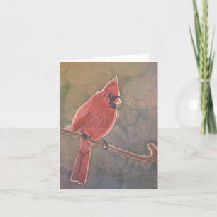 Tarjeta de nota Cardinal in Backlight