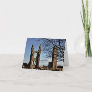 Tarjeta de nota: Catedral Escocia de Saint Andrews