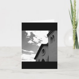 Tarjeta de nota católica de la misión de la